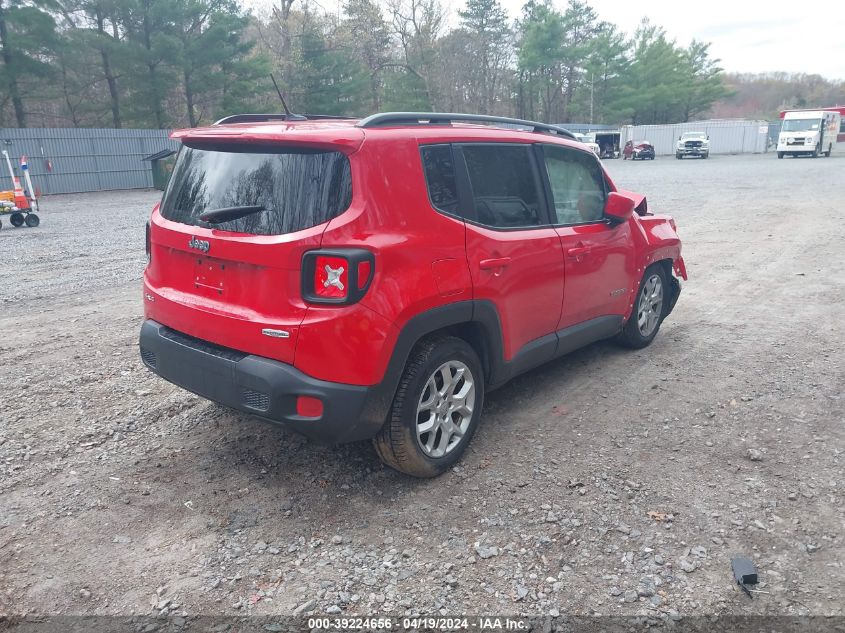 2015 Jeep Renegade Latitude VIN: ZACCJBBT0FPB59711 Lot: 39224656