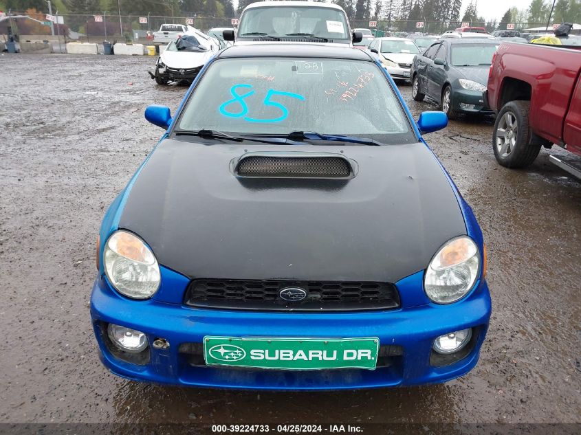 2003 Subaru Impreza Wrx VIN: JF1GD29633G508762 Lot: 39224733