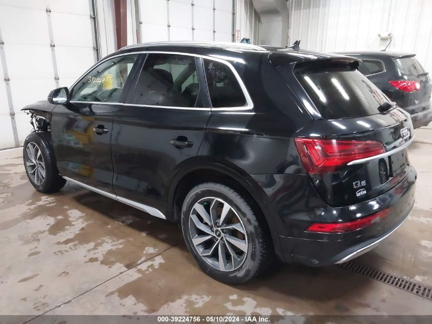 2021 Audi Q5 Premium Plus 45 Tfsi Quattro S Tronic VIN: WA1BAAFY1M2016561 Lot: 39224756