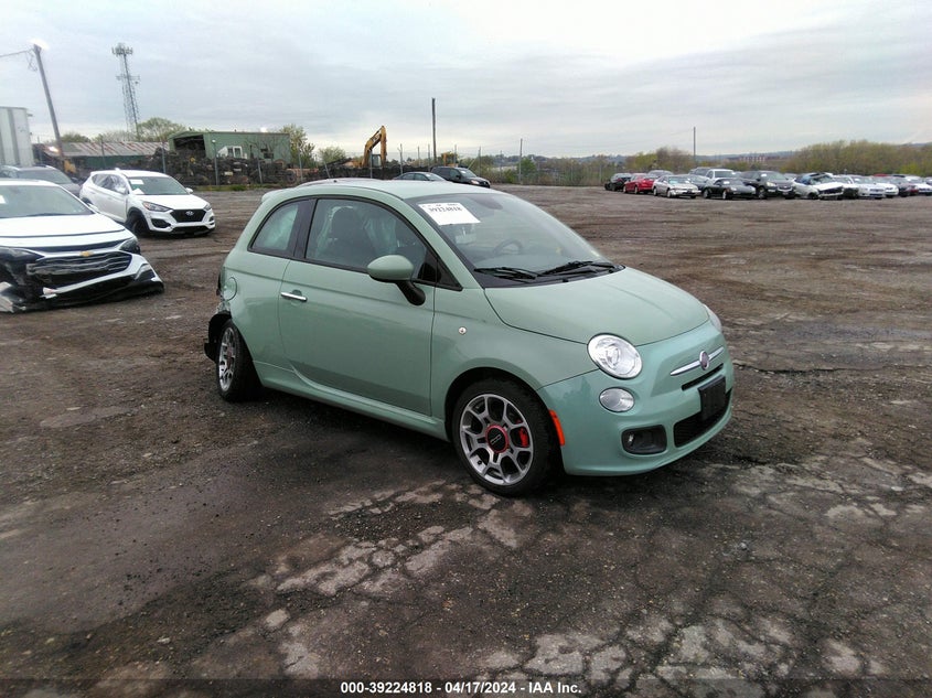 2015 Fiat 500 Sport VIN: 3C3CFFBR5FT721585 Lot: 39224818