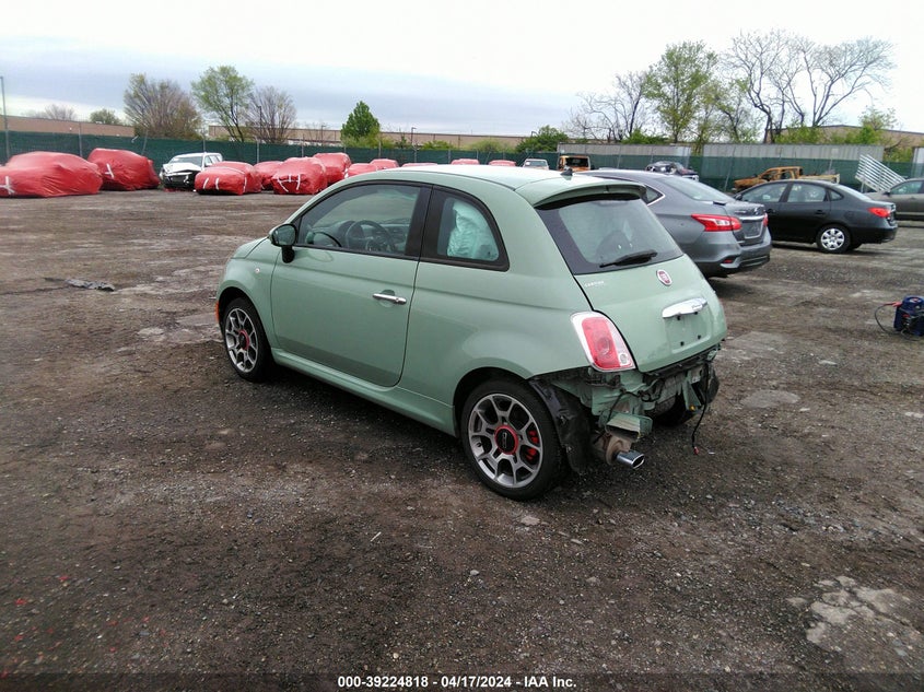 2015 Fiat 500 Sport VIN: 3C3CFFBR5FT721585 Lot: 39224818