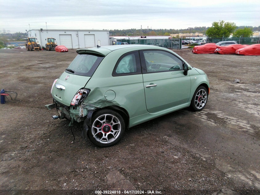 2015 Fiat 500 Sport VIN: 3C3CFFBR5FT721585 Lot: 39224818