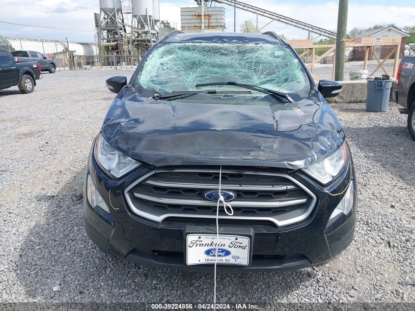 VIN MAJ6S3GL7MC407796 2021 FORD ECOSPORT SE