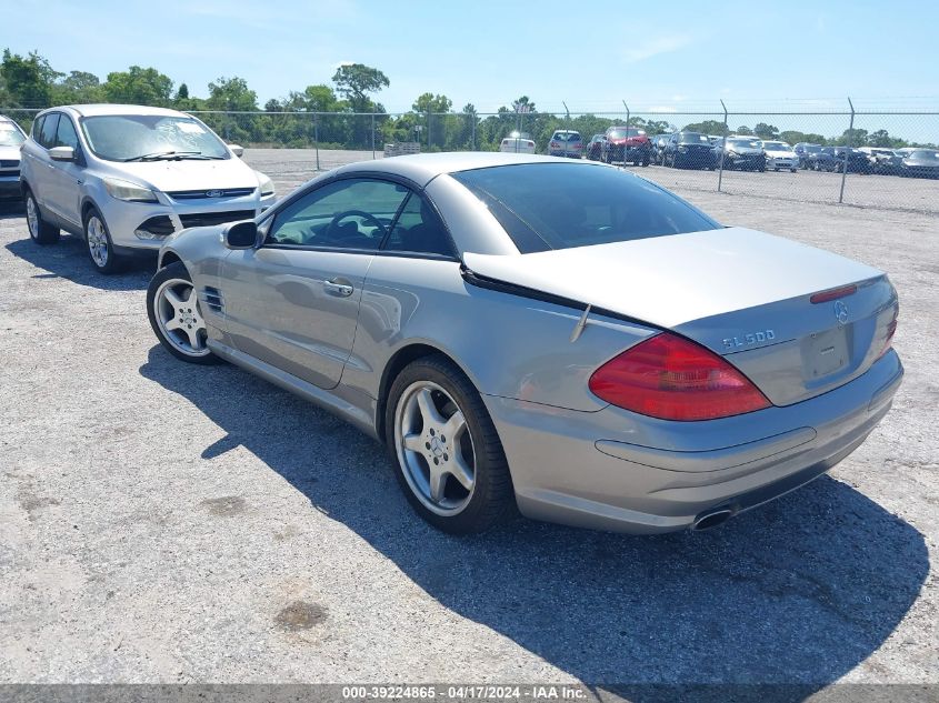 WDBSK75F13F050947 | 2003 MERCEDES-BENZ SL 500