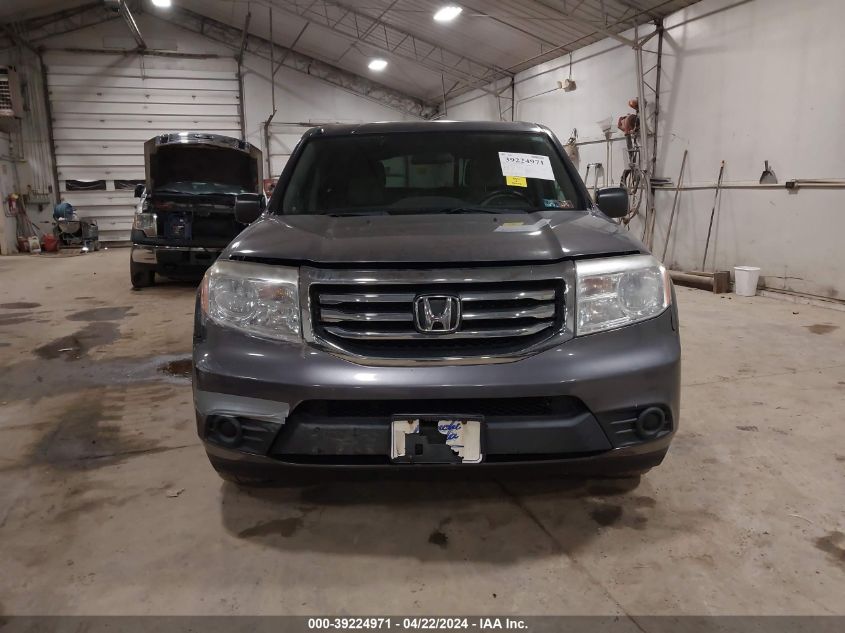 2015 Honda Pilot Lx VIN: 5FNYF4H21FV039379 Lot: 57675633