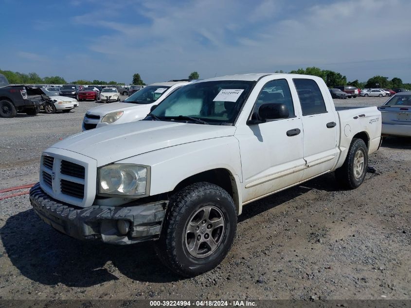 2006 Dodge Dakota Slt VIN: 1D7HE48N76S599879 Lot: 39224994