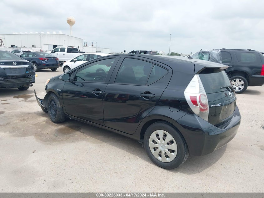 2013 Toyota Prius C Two VIN: JTDKDTB32D1536678 Lot: 39225033