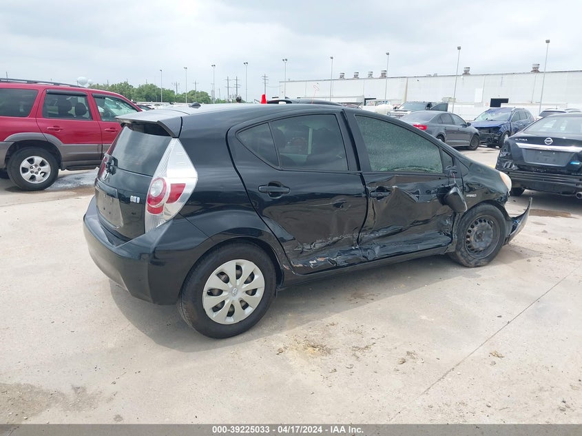 2013 Toyota Prius C Two VIN: JTDKDTB32D1536678 Lot: 39225033