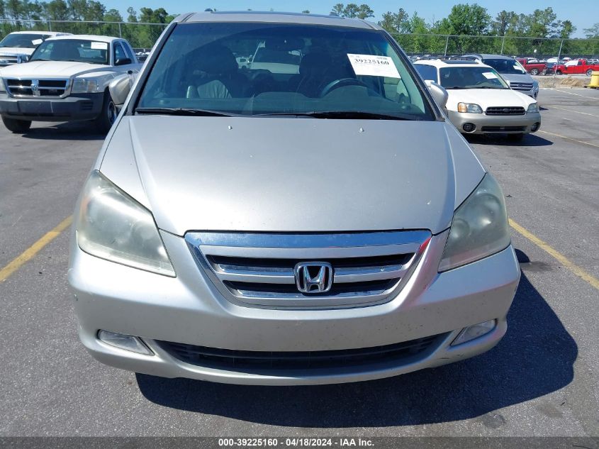 2006 Honda Odyssey Touring VIN: 5FNRL38866B095099 Lot: 39225160