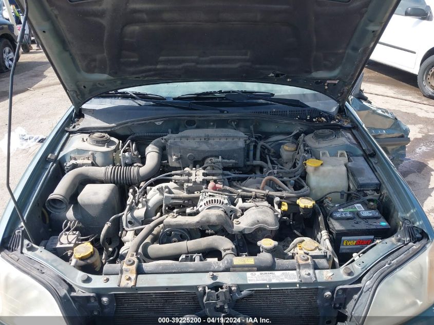 2000 Subaru Legacy L VIN: 4S3BE6359Y7202424 Lot: 39225200