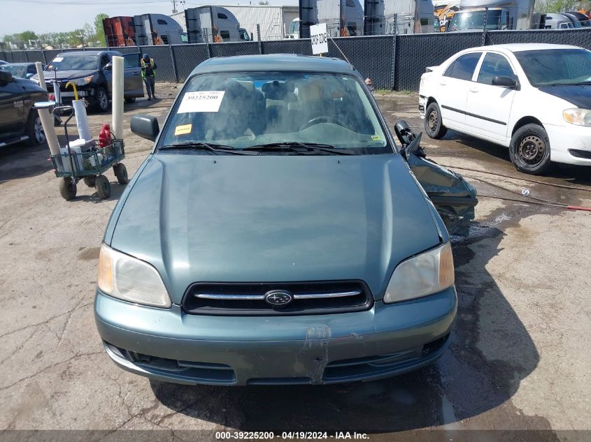 2000 Subaru Legacy L VIN: 4S3BE6359Y7202424 Lot: 39225200