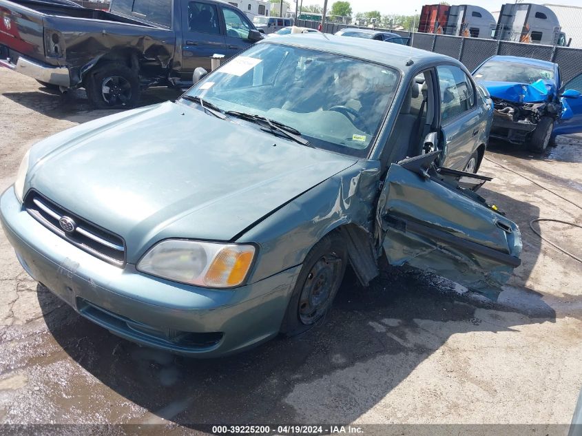 2000 Subaru Legacy L VIN: 4S3BE6359Y7202424 Lot: 39225200