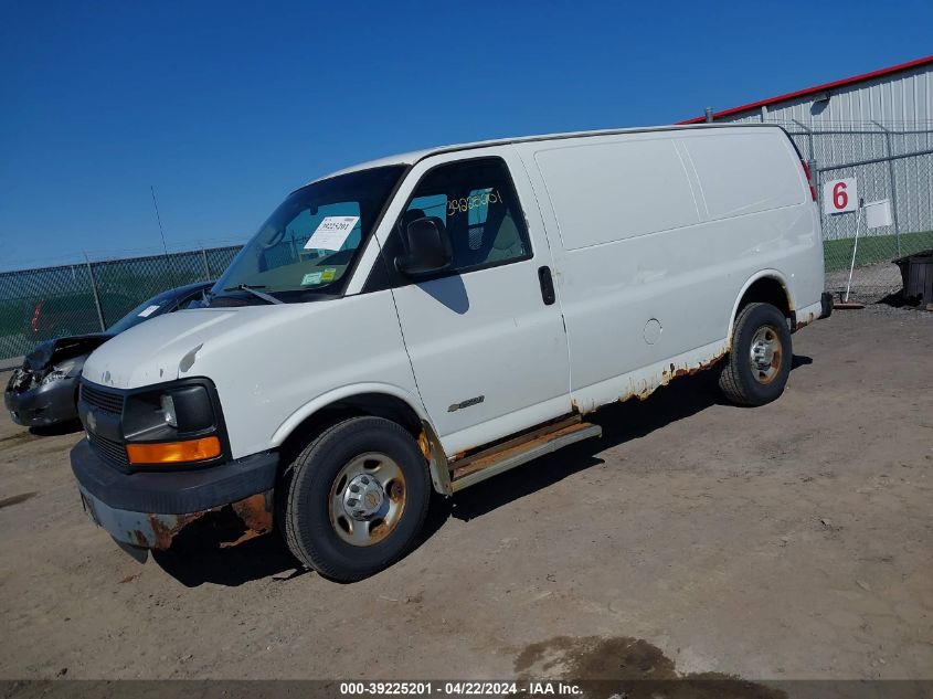 2004 Chevrolet Express VIN: 1GCGG25V041202945 Lot: 39225201