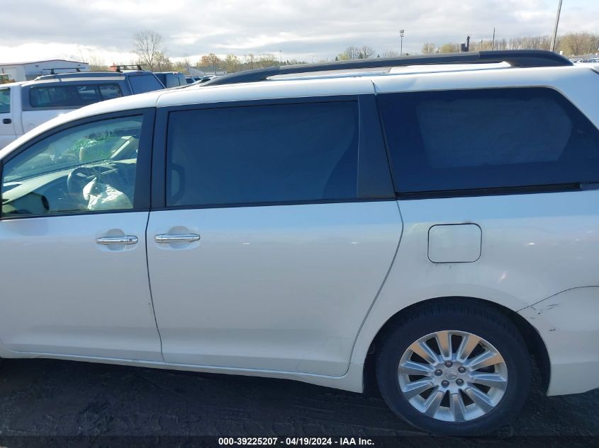 2014 Toyota Sienna Limited V6 7 Passenger VIN: 5TDYK3DC6ES470878 Lot: 39225207