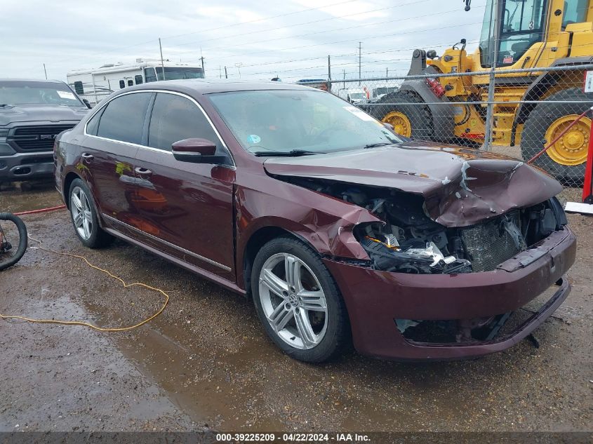 2013 Volkswagen Passat 2.5L Sel VIN: 1VWCH7A34DC020874 Lot: 50363434