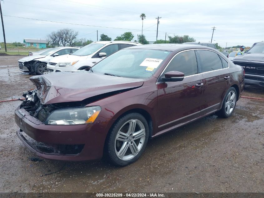 2013 Volkswagen Passat 2.5L Sel VIN: 1VWCH7A34DC020874 Lot: 50363434