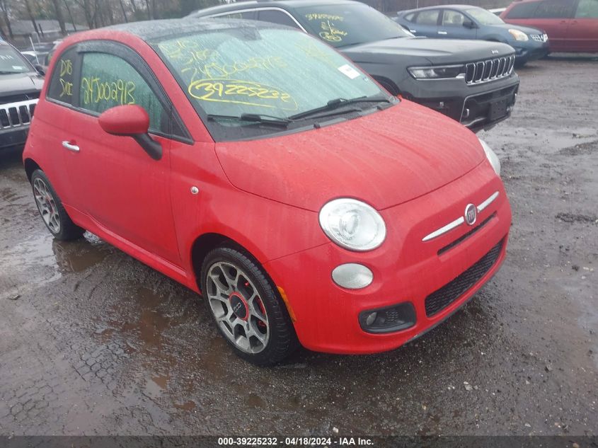 3C3CFFBR3CT310634 2012 Fiat 500 Sport