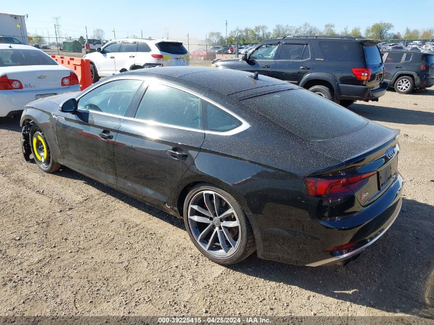 2018 AUDI S5 3.0T PREMIUM PLUS WAUC4CF53JA066444