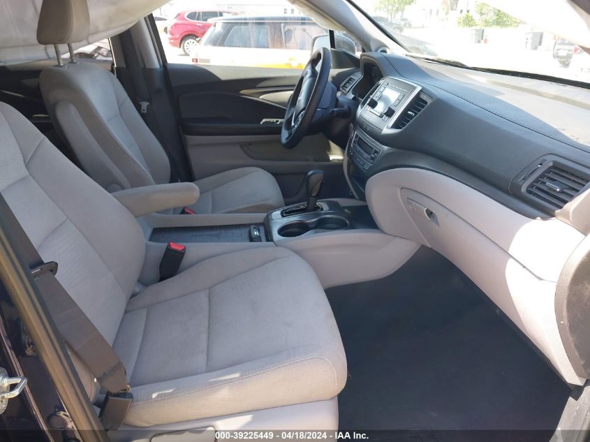 2017 Honda Pilot Lx VIN: 5FNYF5H10HB003036 Lot: 39225449