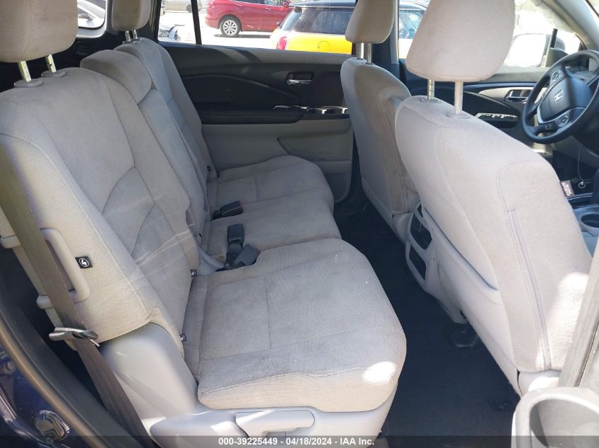 2017 Honda Pilot Lx VIN: 5FNYF5H10HB003036 Lot: 39225449