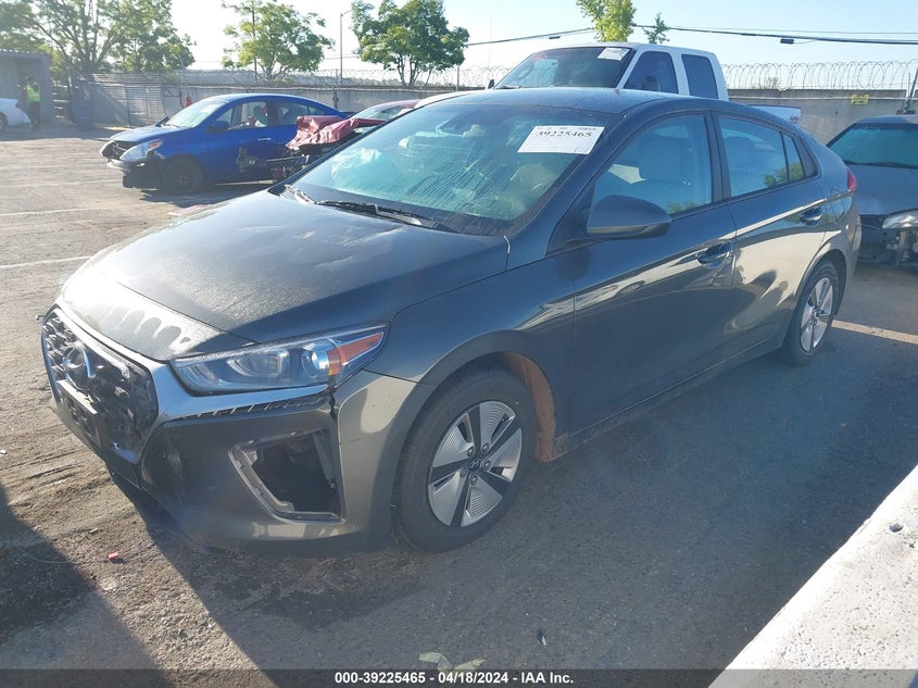 2022 Hyundai Ioniq Hybrid Blue VIN: KMHC65LCXNU271710 Lot: 39225465