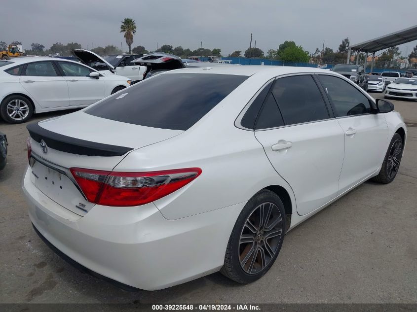 2016 Toyota Camry Se VIN: 4T1BF1FK0GU540856 Lot: 39225548