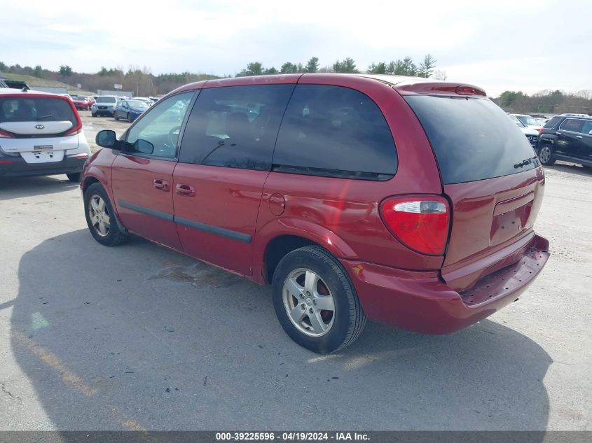 2005 Dodge Caravan Sxt VIN: 1D4GP45RX5B418721 Lot: 39225596