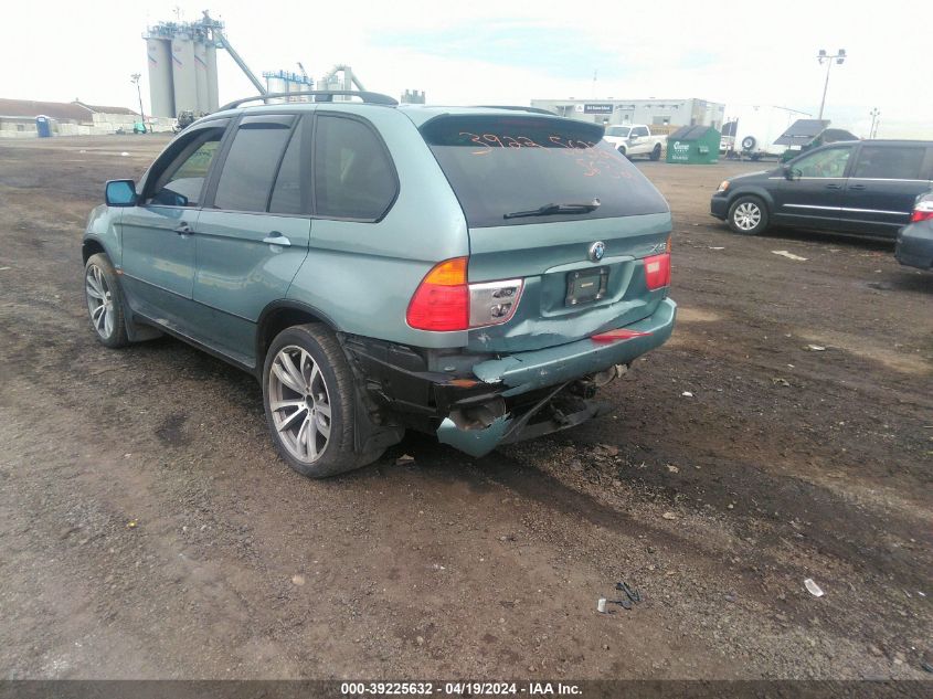 2003 BMW X5 3.0I VIN: 5UXFA53583LV97766 Lot: 39225632