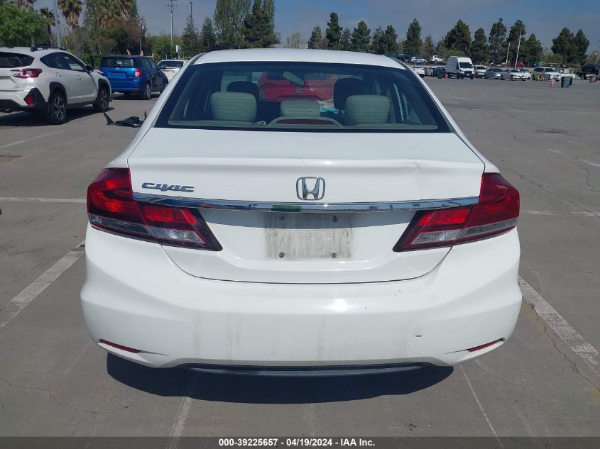 2015 Honda Civic Lx VIN: 19XFB2F56FE265122 Lot: 39225657