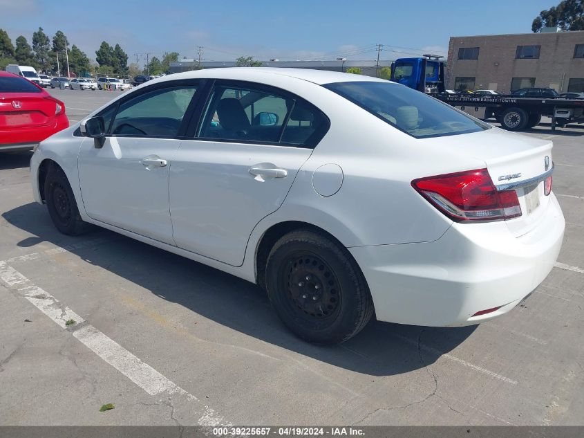 2015 Honda Civic Lx VIN: 19XFB2F56FE265122 Lot: 39225657