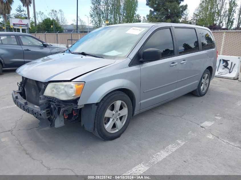 2013 Dodge Grand Caravan Se VIN: 2C4RDGBG2DR791562 Lot: 39225742