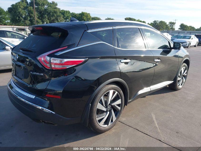 2018 Nissan Murano Platinum VIN: 5N1AZ2MG4JN157916 Lot: 48243114