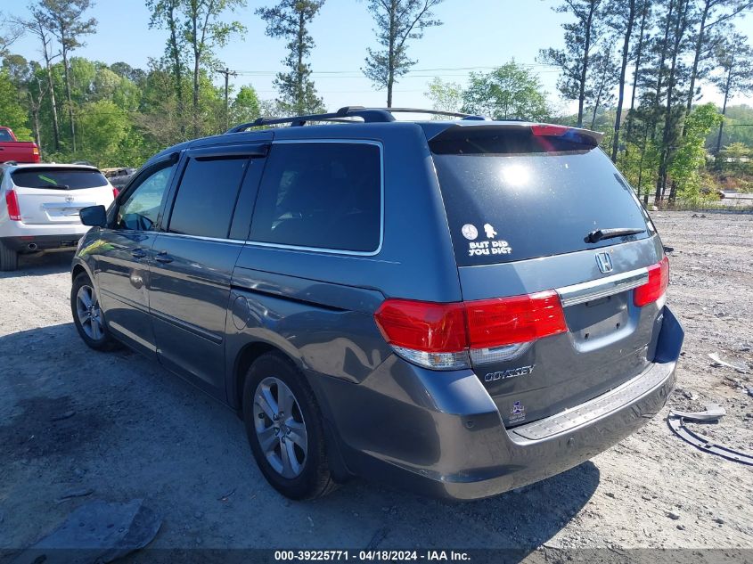 2010 Honda Odyssey Touring VIN: 5FNRL3H98AB050781 Lot: 39225771