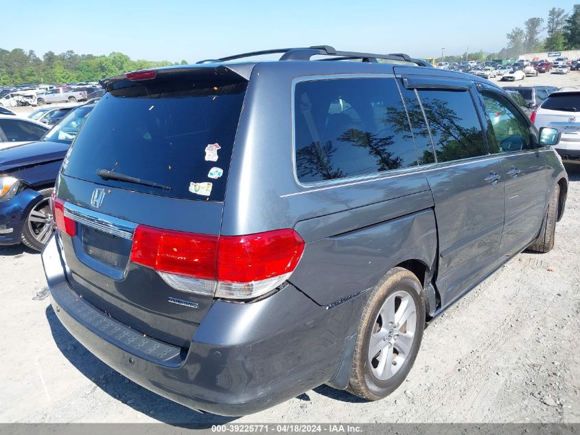 2010 Honda Odyssey Touring VIN: 5FNRL3H98AB050781 Lot: 39225771