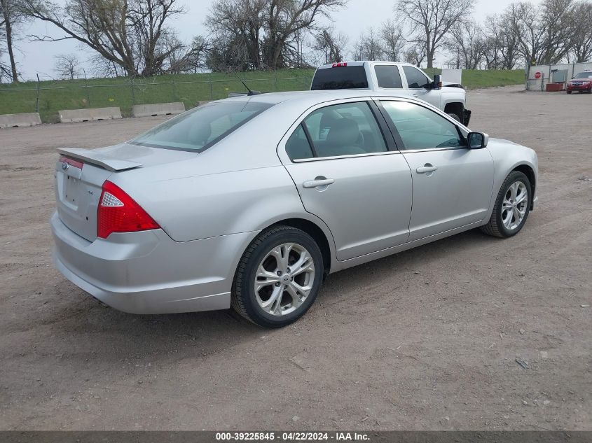 2012 Ford Fusion Se VIN: 3FAHP0HA3CR188650 Lot: 47013244
