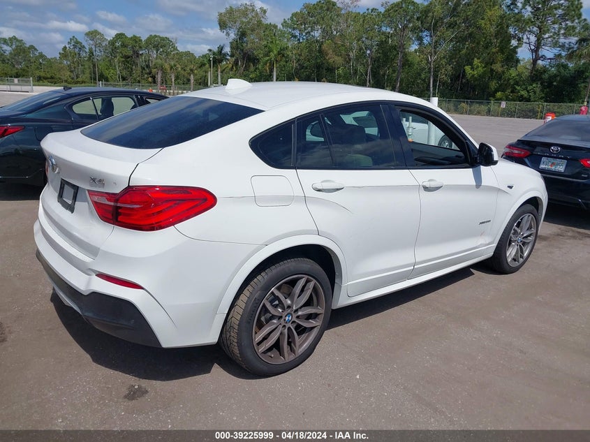 2017 BMW X4 xDrive28I VIN: 5UXXW3C34H0T79017 Lot: 39225999
