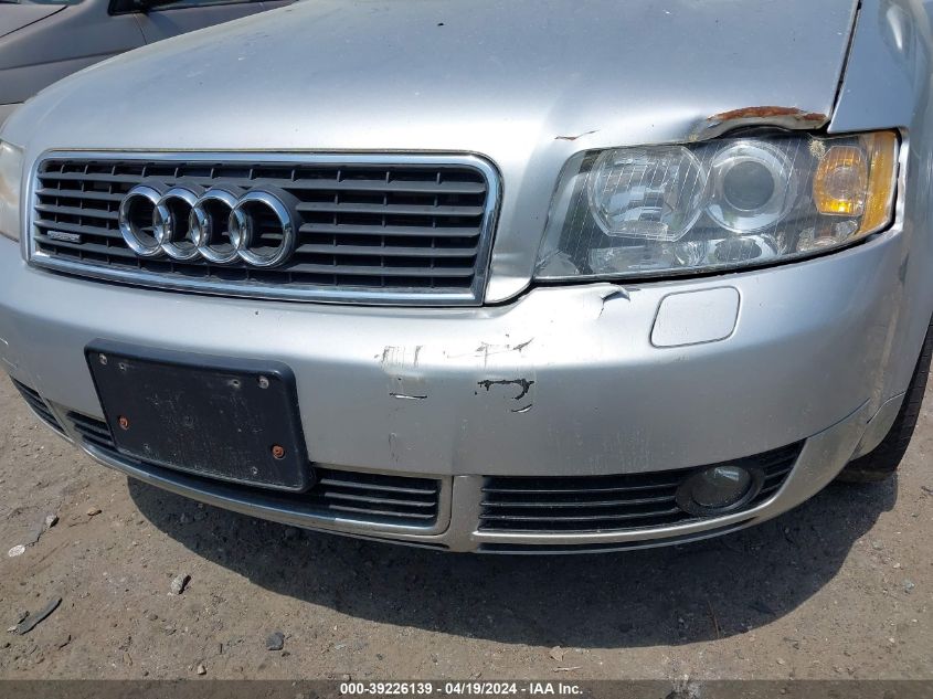 WAULC68E74A163393 | 2004 AUDI A4