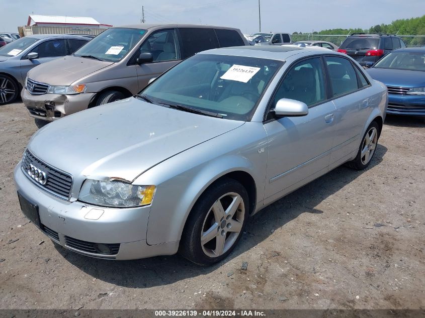 WAULC68E74A163393 | 2004 AUDI A4