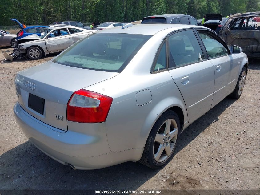 WAULC68E74A163393 | 2004 AUDI A4