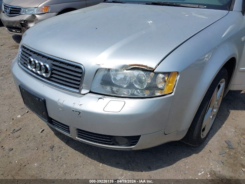 WAULC68E74A163393 | 2004 AUDI A4