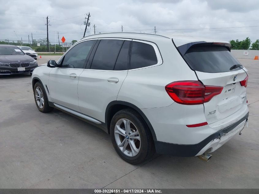 2019 BMW X3 Sdrive30I VIN: 5UXTR7C50KLR43959 Lot: 39226151