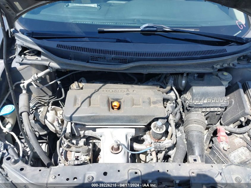 2012 Honda Civic Lx VIN: 2HGFB2F58CH589528 Lot: 39226215