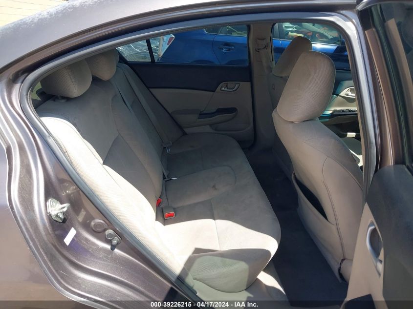 2012 Honda Civic Lx VIN: 2HGFB2F58CH589528 Lot: 39226215