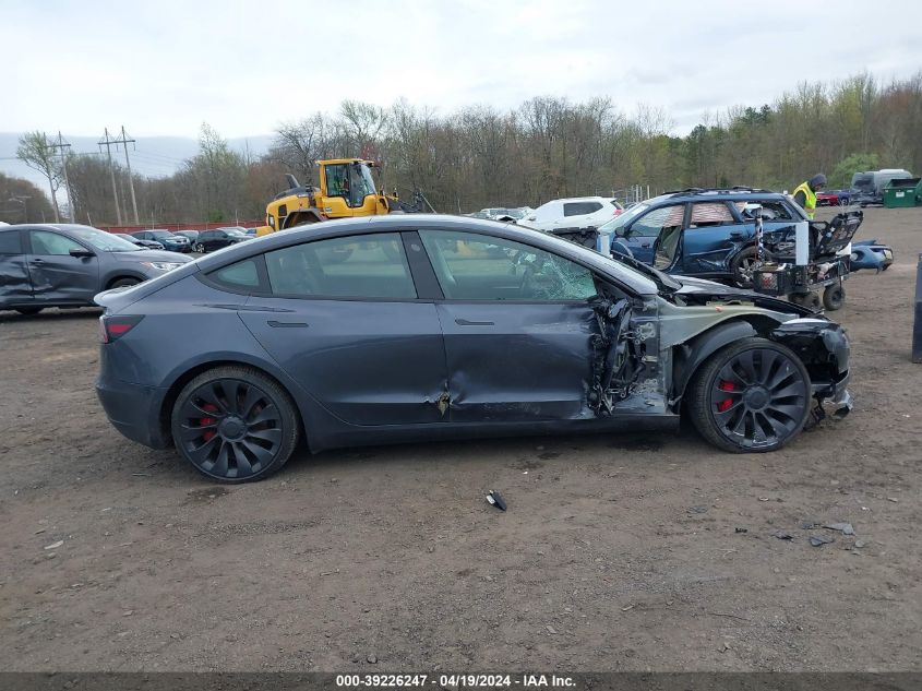 2022 Tesla Model 3 Performance Dual Motor All-Wheel Drive VIN: 5YJ3E1EC0NF362071 Lot: 39226247