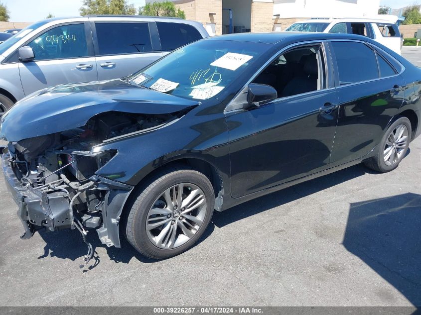 2015 Toyota Camry Se VIN: 4T1BF1FK4FU881224 Lot: 39226257