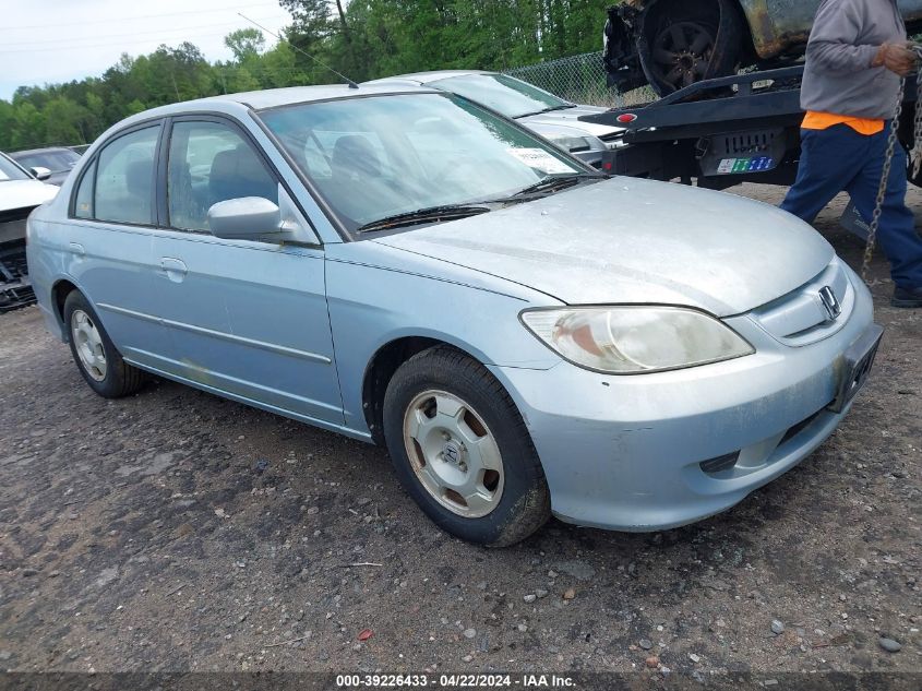 2005 Honda Civic Hybrid VIN: JHMES95635S005690 Lot: 50334854