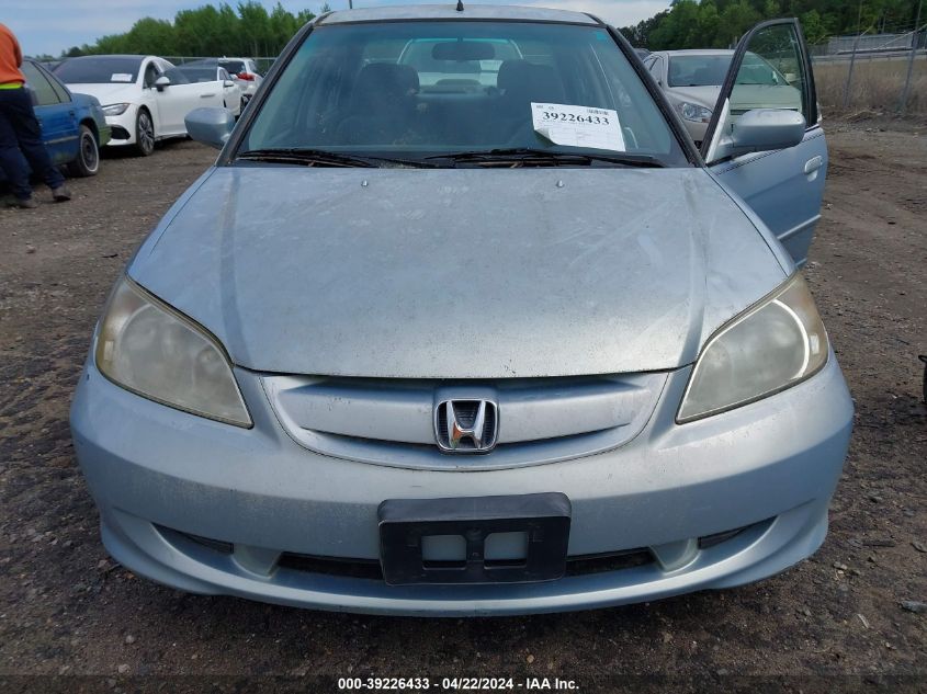 2005 Honda Civic Hybrid VIN: JHMES95635S005690 Lot: 50334854