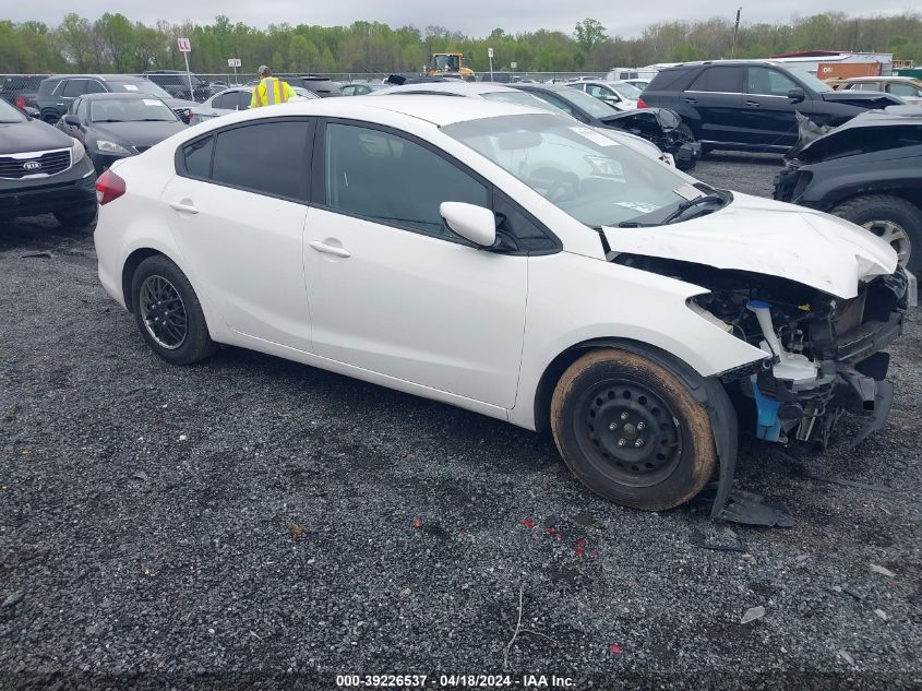 2017 Kia Forte Lx VIN: 3KPFK4A76HE135753 Lot: 39226537