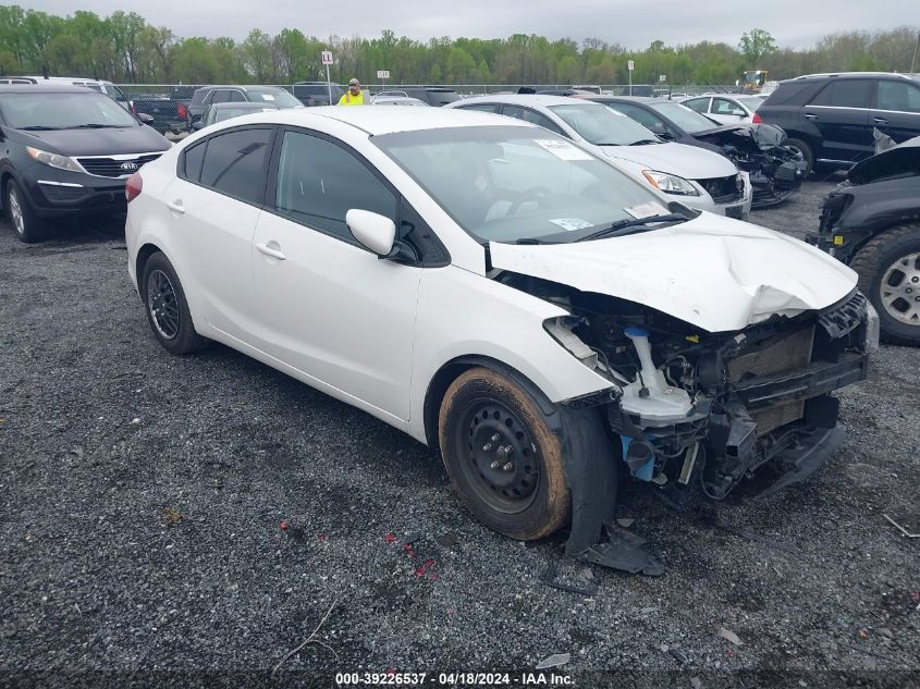 2017 Kia Forte Lx VIN: 3KPFK4A76HE135753 Lot: 39226537