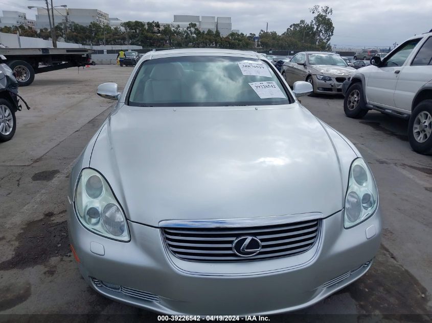 2004 Lexus Sc 430 VIN: JTHFN48Y940051093 Lot: 39226542